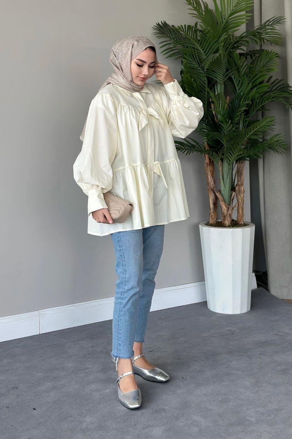 Kevia Gömlek Sarı 8906 