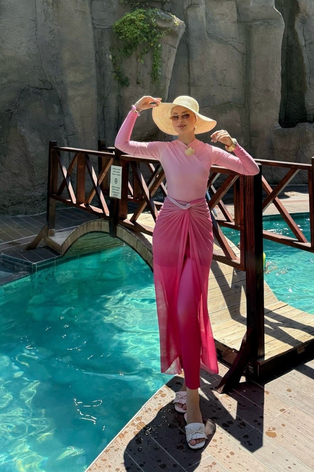 Aqua 4'lü Mayo Takım Pembe 90165 