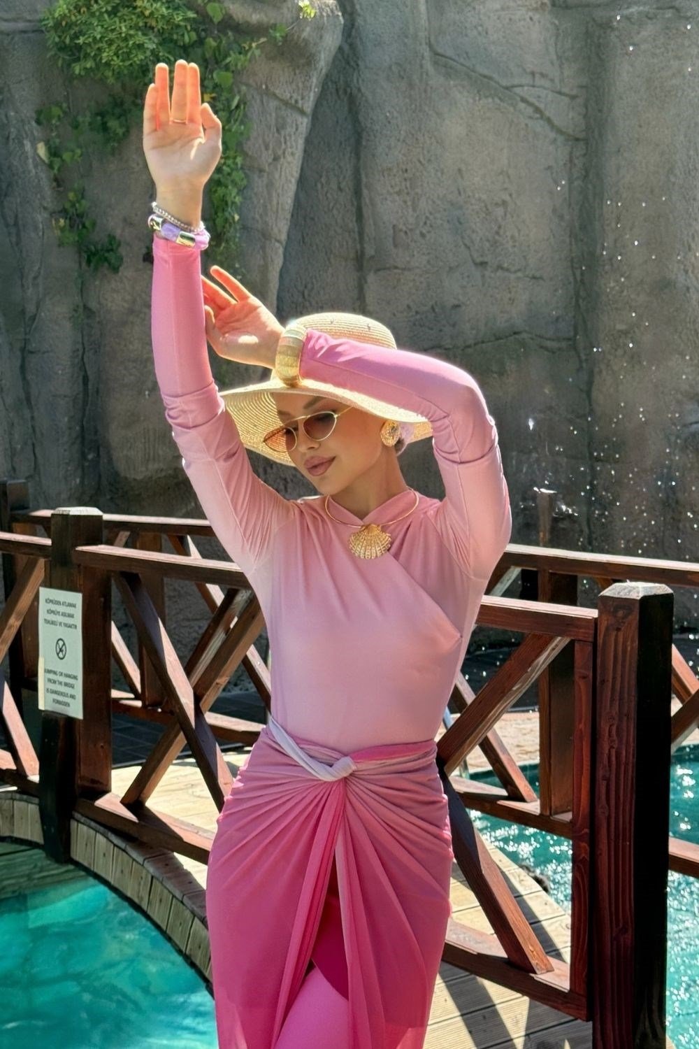 Aqua 4'lü Mayo Takım Pembe 90165 