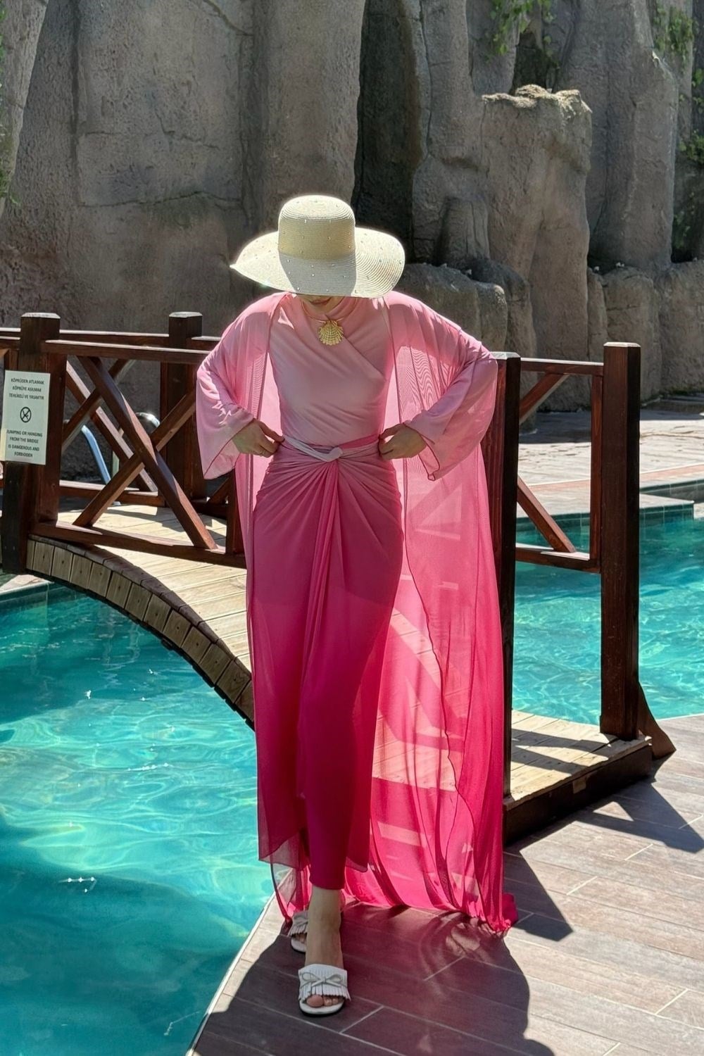Aqua Ombre Pareo Pembe 90166 