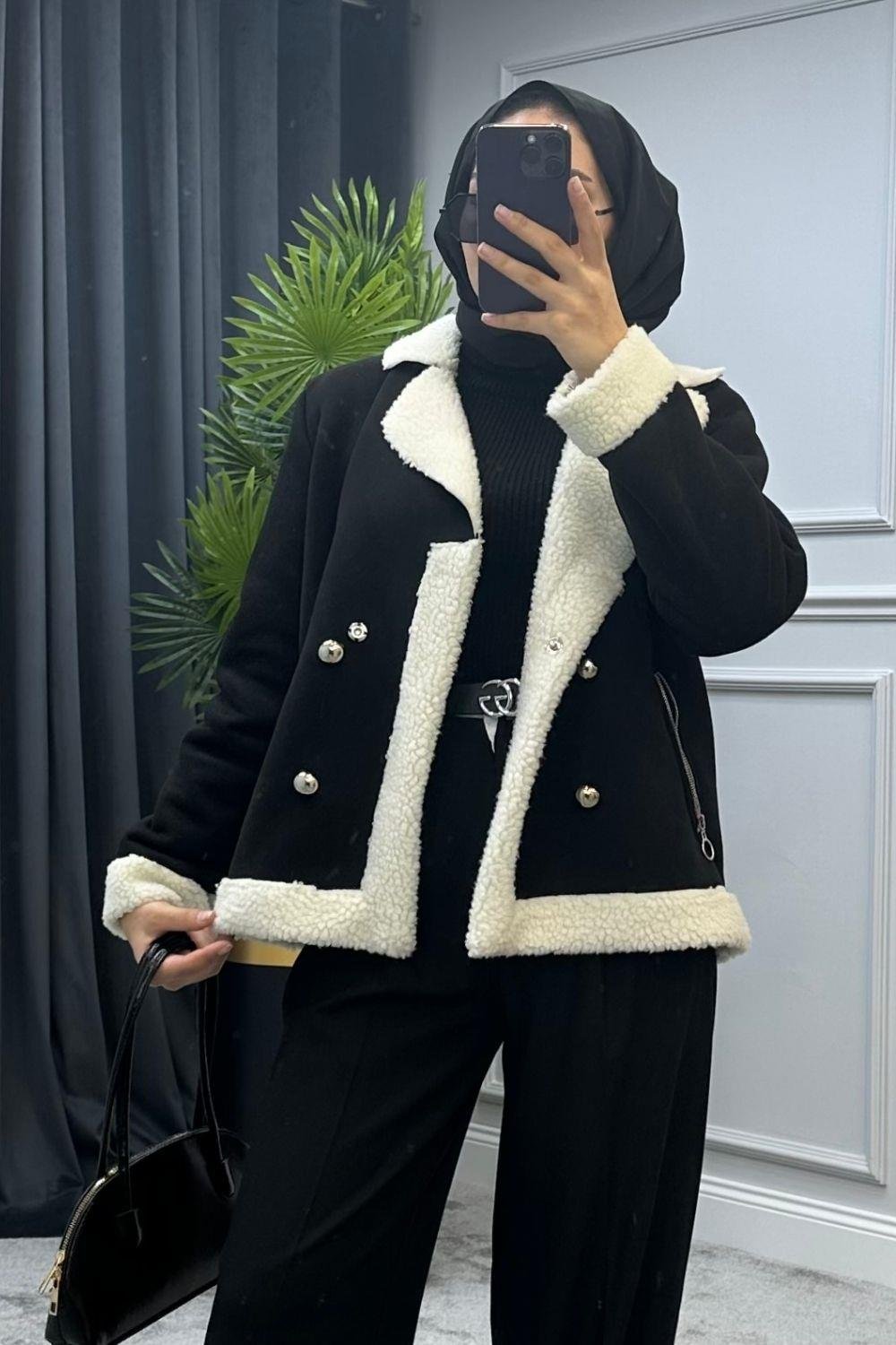 Bomber Ceket Siyah 9124 