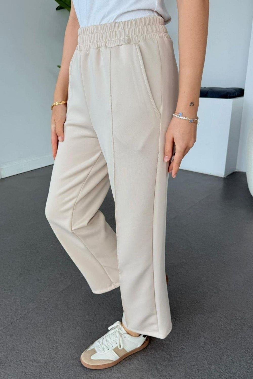 Çımalı Scuba Kapri Pantolon Bej 9652 