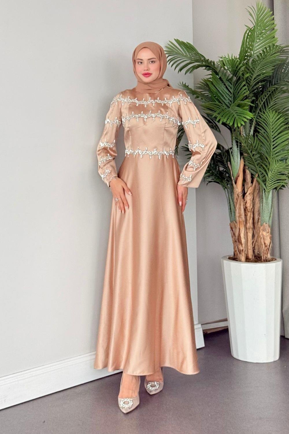 Yolansa Abiye Bej 9666 