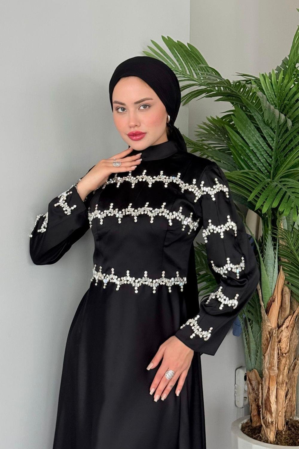 Yolansa Abiye Siyah 9666 