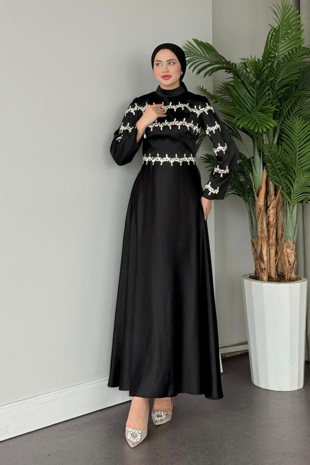 Yolansa Abiye Siyah 9666 