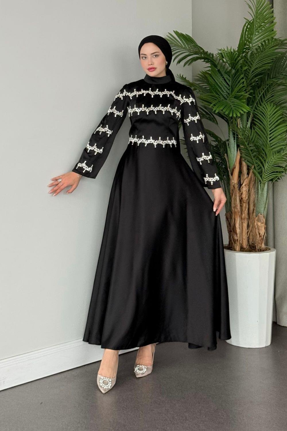 Yolansa Abiye Siyah 9666 