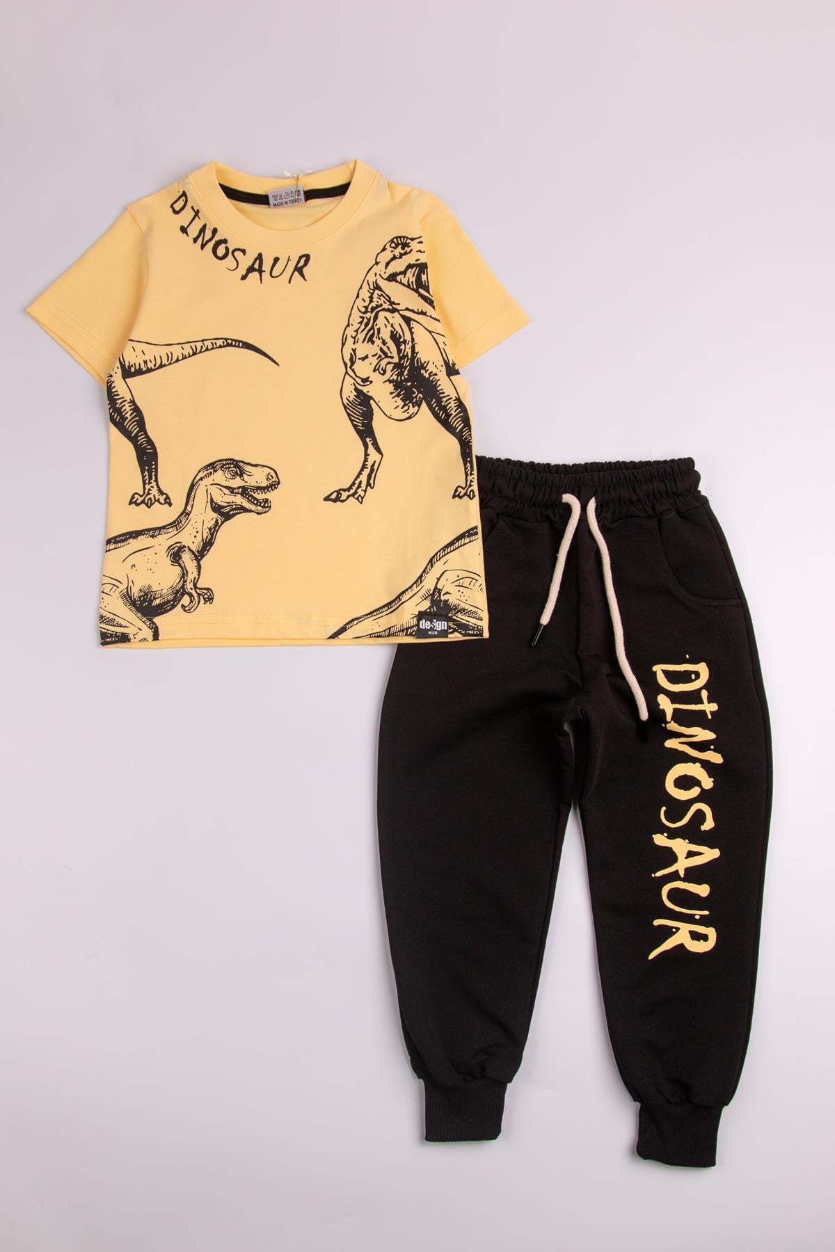 Dinozorlu Takım SarıKısa TakımDinozorlu Takım Sarı