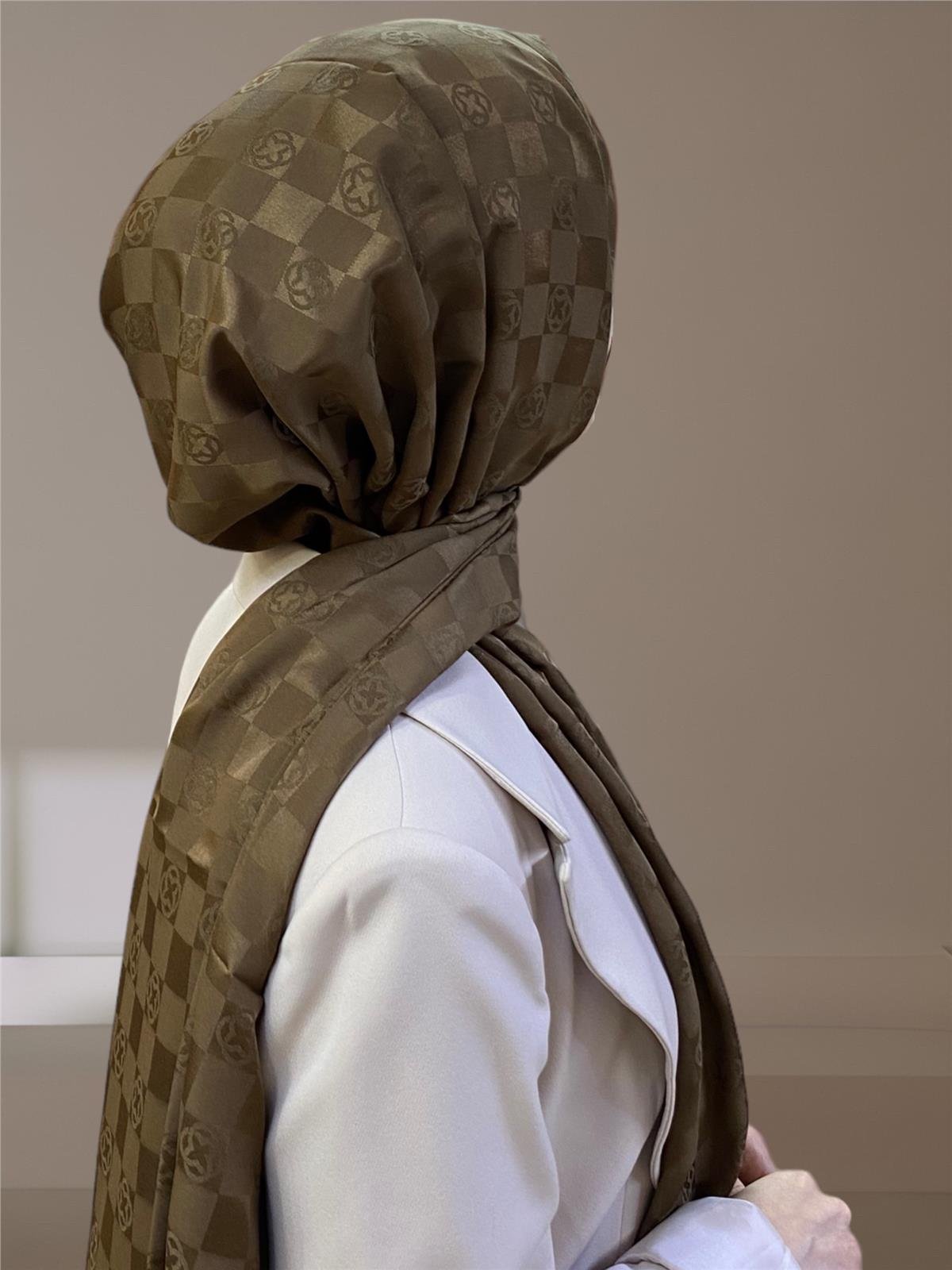 AKER MONOGRAM DAMA ŞAL