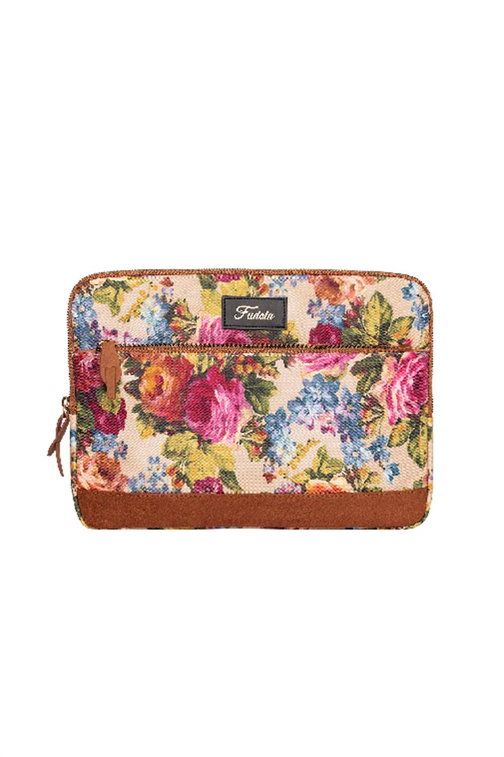 Fudela 13-14 inch Flowers Macbook- Laptop Bag
