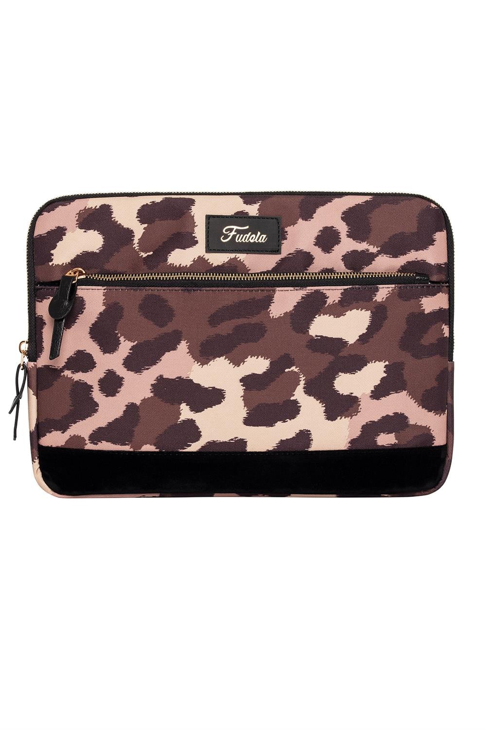 Fudela 15.6 inch Brown Dyes Macbook- Laptop Bag