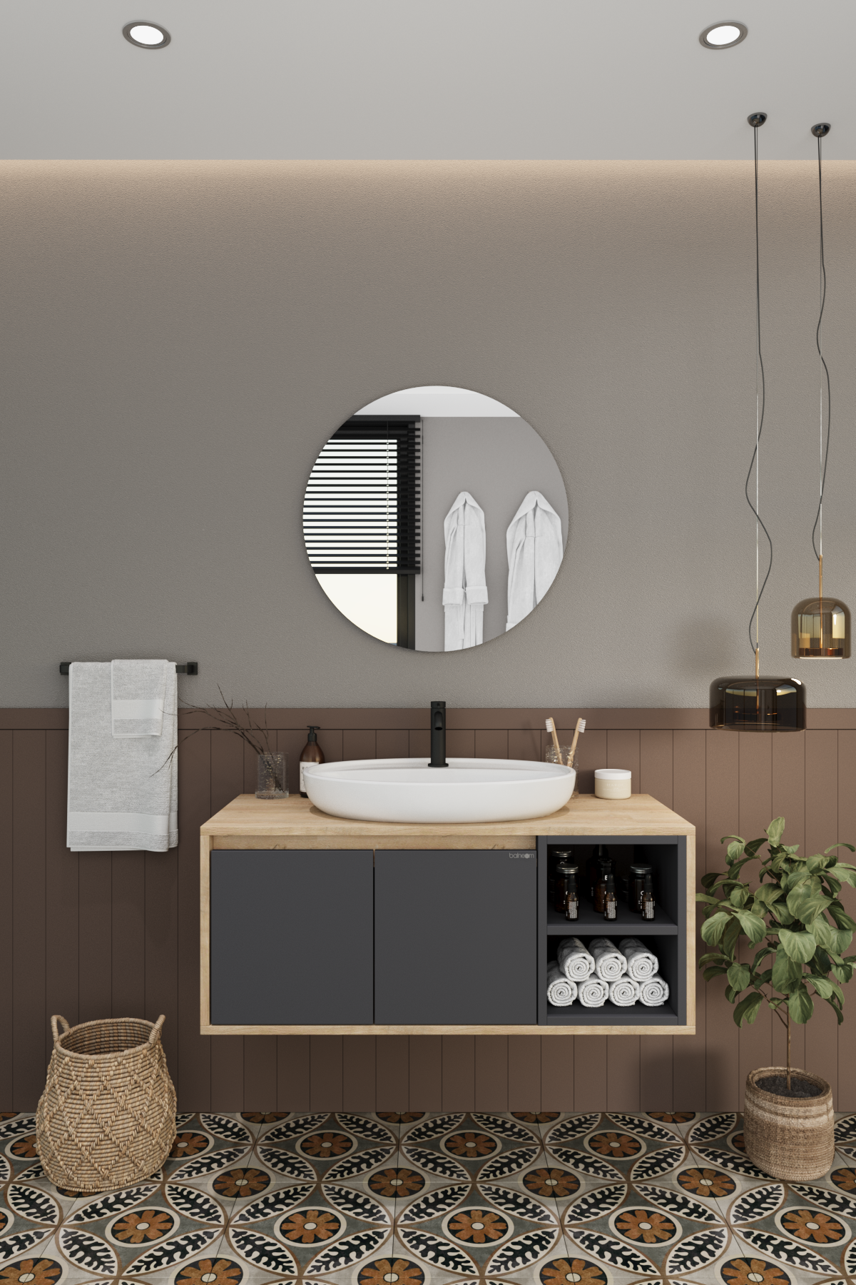 Balneom Banyo Gül 100 Cm DEMONTE Banyo Dolabı Ayna Lavabo _Balneom Banyo Gül 100 Cm DEMONTE Banyo Dolabı Ayna Lavabo  | En Uygun Fiyatlarla Balneom.com Online Mağazasında | GÜL ANTRASİT 100 DEMONTE | Banyo Dolabında Kalitenin Adresi _BALNEOM_GÜL ANTRASİT 100 DEMONTE