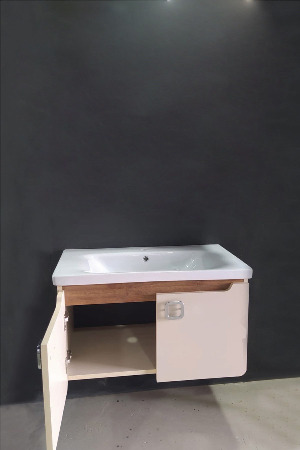 Balneom Banyo Selvi 65 Cm Banyo Alt Dolabı Lavabo 