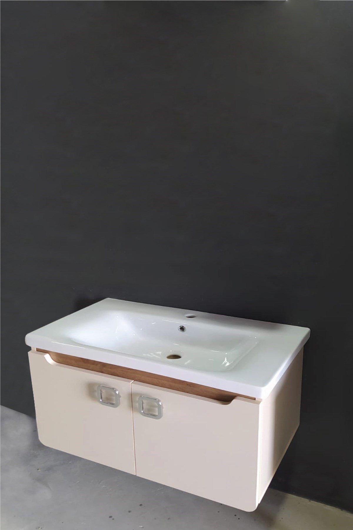 Balneom Banyo Selvi 65 Cm Banyo Alt Dolabı Lavabo 