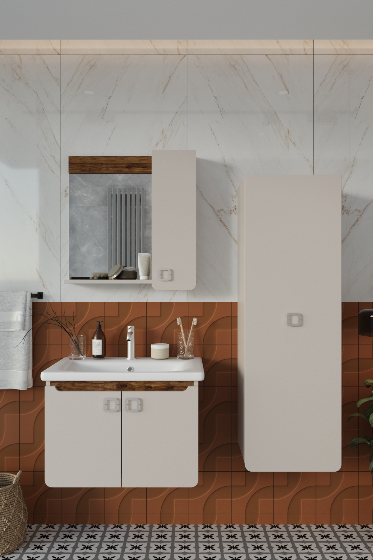 Balneom Banyo Selvi 65 Cm Banyo Dolabı Aynalı Dolaplı Üst Dolap Lavabo Boy Dolabı _Balneom Banyo Selvi 65 Cm Banyo Dolabı Aynalı Dolaplı Üst Dolap Lavabo Boy Dolabı  | En Uygun Fiyatlarla Balneom.com Online Mağazasında | SELVİ 65 SET | Banyo Dolabında Kalitenin Adresi _BALNEOM_SELVİ 65 SET