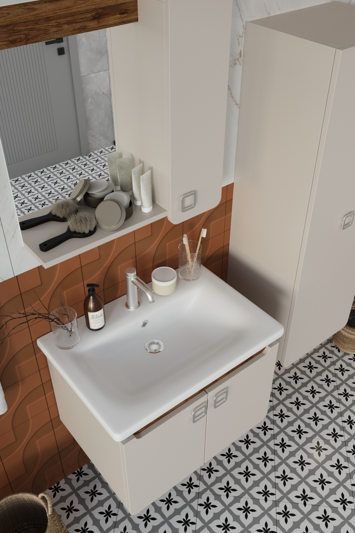 Balneom Banyo Selvi 65 Cm Banyo Dolabı Aynalı Dolaplı Üst Dolap Lavabo Boy Dolabı _Balneom Banyo Selvi 65 Cm Banyo Dolabı Aynalı Dolaplı Üst Dolap Lavabo Boy Dolabı  | En Uygun Fiyatlarla Balneom.com Online Mağazasında | SELVİ 65 SET | Banyo Dolabında Kalitenin Adresi _BALNEOM_SELVİ 65 SET