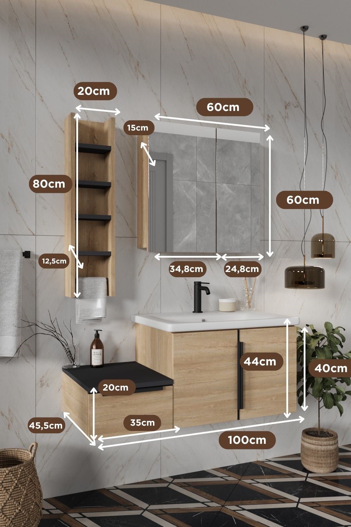 Balneom Banyo Zakkum 100 cm Banyo Dolabı ve Rafı_Balneom Banyo Zakkum 100 cm Banyo Dolabı ve Rafı | En Uygun Fiyatlarla Balneom.com Online Mağazasında | ZAKKUM 100 DEMONTE | Banyo Dolabında Kalitenin Adresi _BALNEOM_ZAKKUM 100 DEMONTE