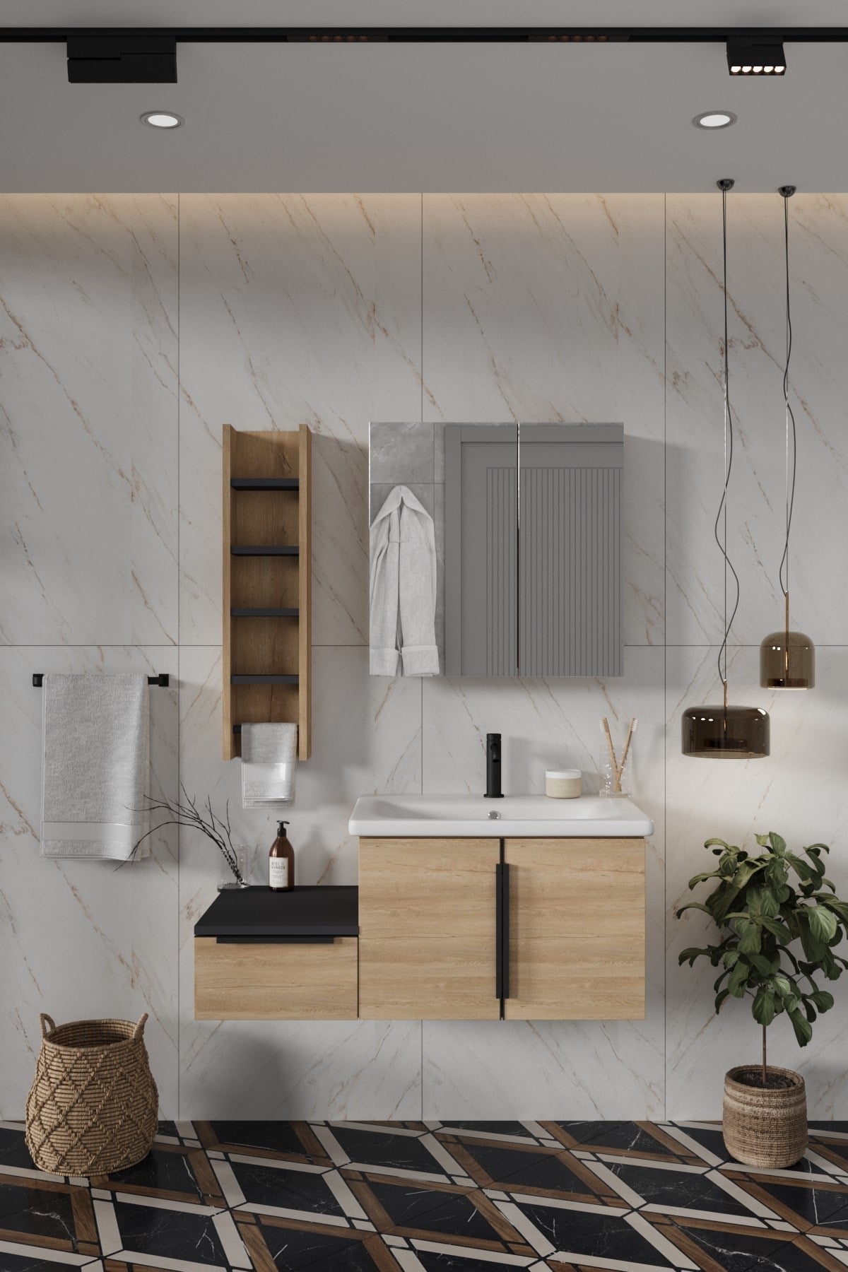 Balneom Banyo Zakkum 100 cm Banyo Dolabı ve Rafı_Balneom Banyo Zakkum 100 cm Banyo Dolabı ve Rafı | En Uygun Fiyatlarla Balneom.com Online Mağazasında | ZAKKUM 100 DEMONTE | Banyo Dolabında Kalitenin Adresi _BALNEOM_ZAKKUM 100 DEMONTE