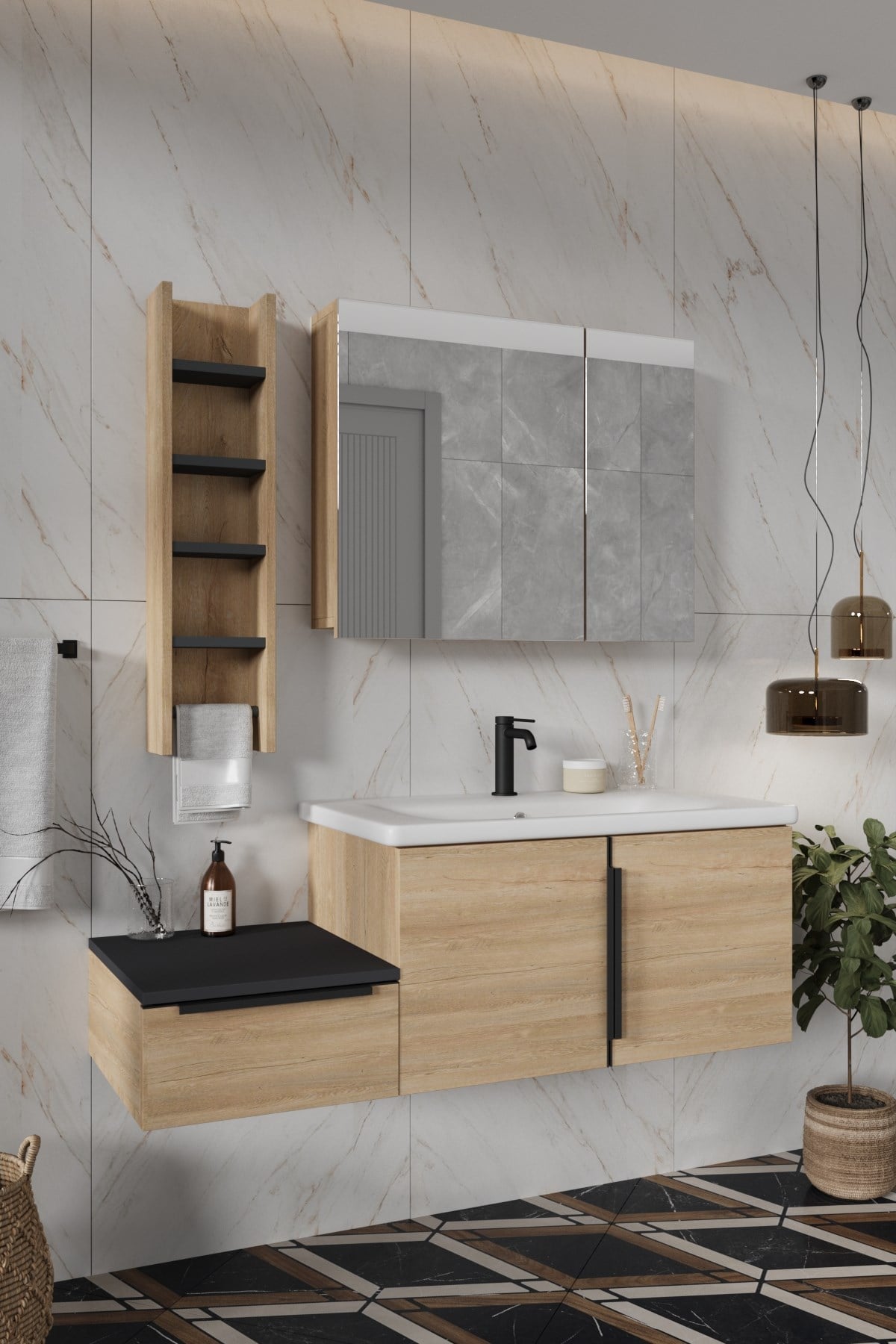 Balneom Banyo Zakkum 120cm Banyo Dolabı Aynalı Üst Dolap ve Rafı_Balneom Banyo Zakkum 120cm Banyo Dolabı Aynalı Üst Dolap ve Rafı | En Uygun Fiyatlarla Balneom.com Online Mağazasında | ZAKKUM 120  | Banyo Dolabında Kalitenin Adresi _BALNEOM_ZAKKUM 120 