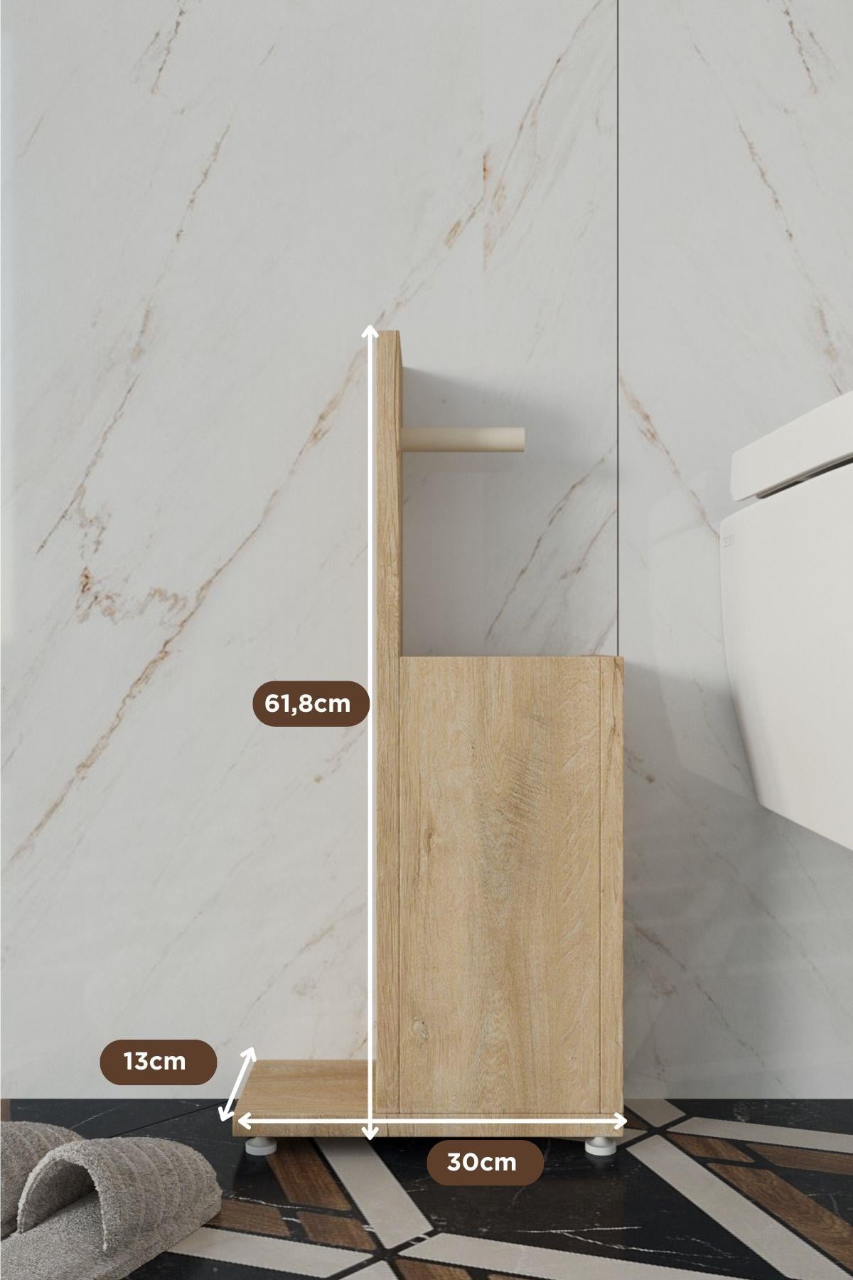 BALNEOM Kiraz %100 Mdf Tuvalet Kağıtlığı__BALNEOM_Tuvalet Kağıtlığı