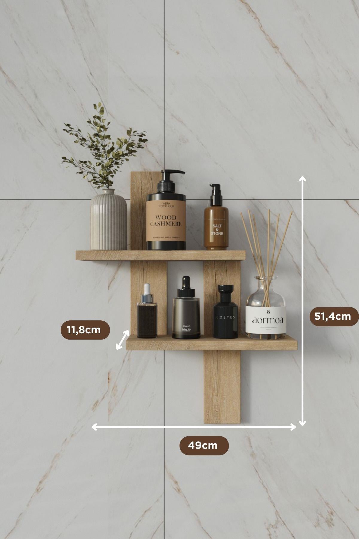 BALNEOM Lavanta Duvar Rafı__BALNEOM_Açık Raf