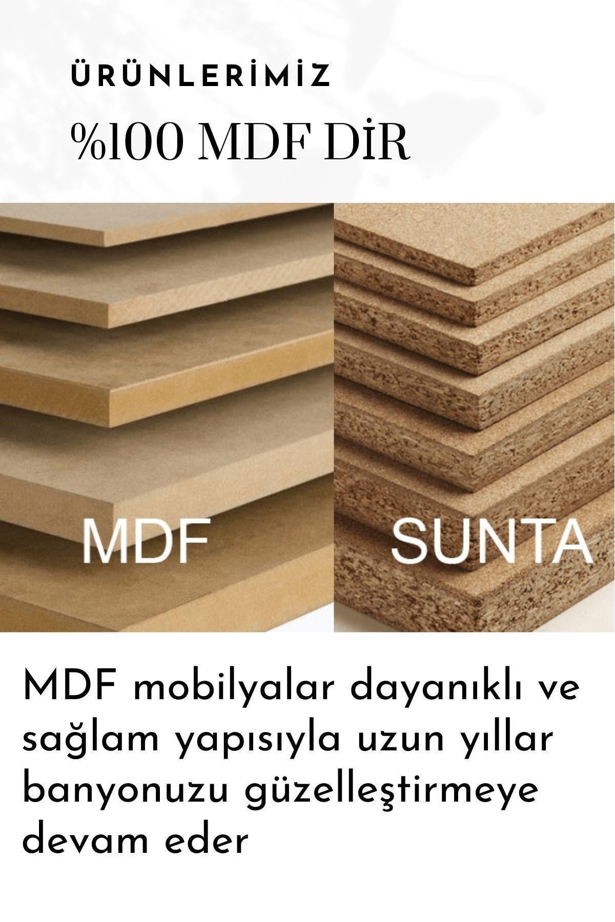 Selvi 120 Cm %100 Mdf Banyo Boy Dolabı__BALNEOM_SELVİ 120 BOY DOLABI