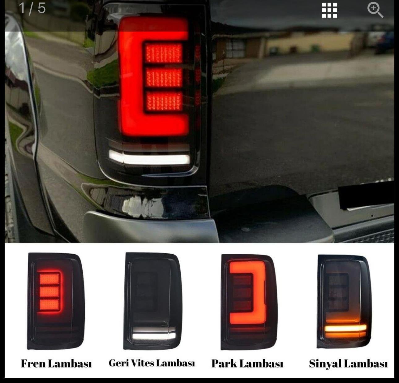 AMAROK LEDLİ STOP LAMBA SETİ SAĞ SOL