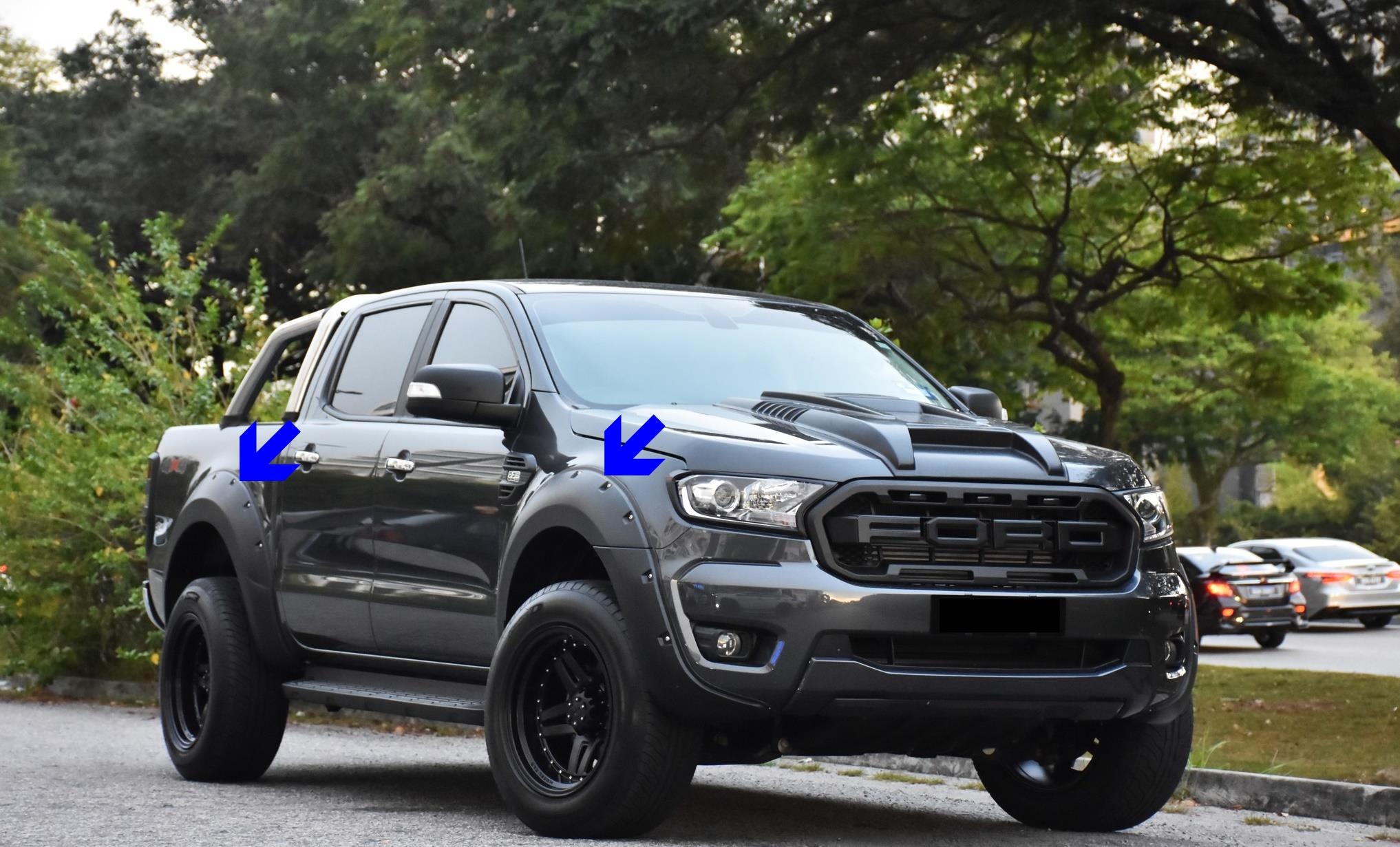 ÇAMURLUK KAŞ SETİ DODİK FORD RANGER T8 2018-2022