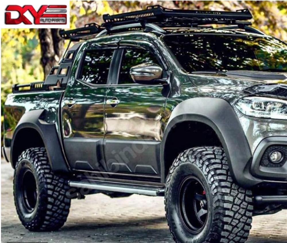 ÇAMURLUK KAŞ SETİ (DODİK) (SİYAH) MERCEDES X CLASS 6 PARÇA