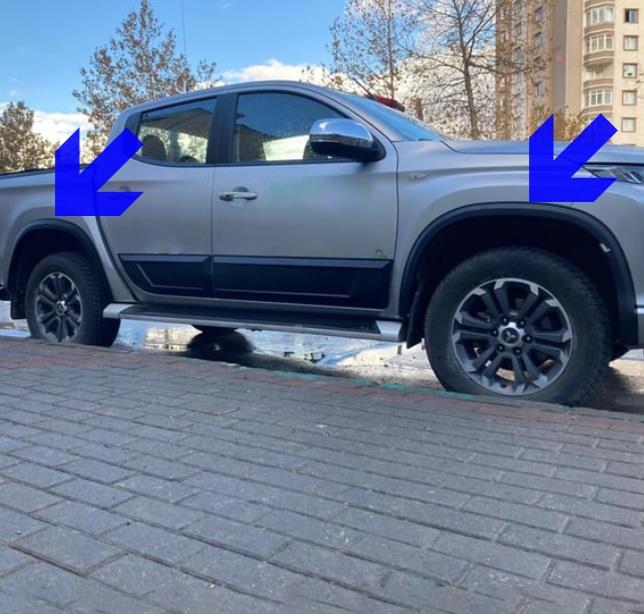 DODİK SETİ SLİM DODİK SETİ MITSUBISHI L200 2019 2020 2021 2022