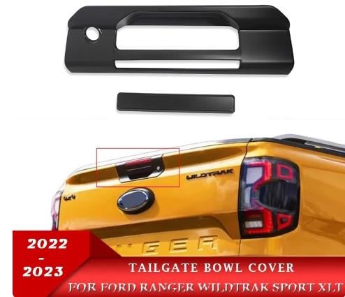 FORD RANGER T9 2022-2024 BAGAJ KAPI KOL KAPLAMASI SİYAH