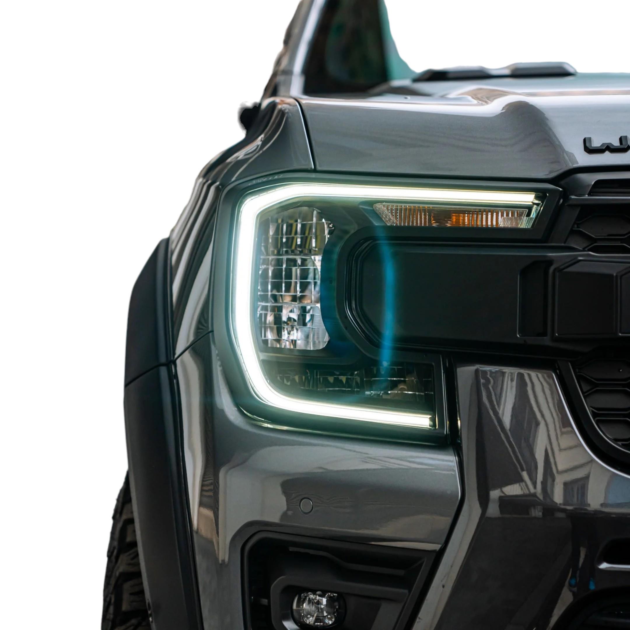 FORD RANGER T9 2022-2024 FAR ÇERÇEVE SETİ SAĞ SOL SİYAH