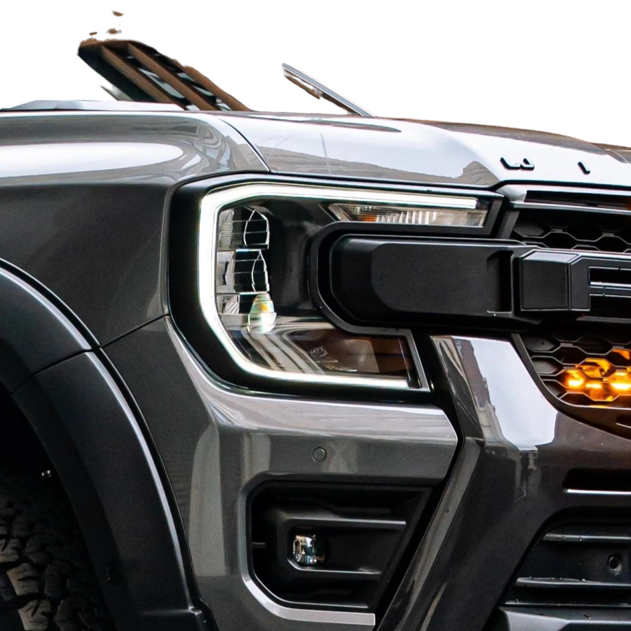 FORD RANGER T9 2022-2024 FAR ÇERÇEVE SETİ SAĞ SOL SİYAH