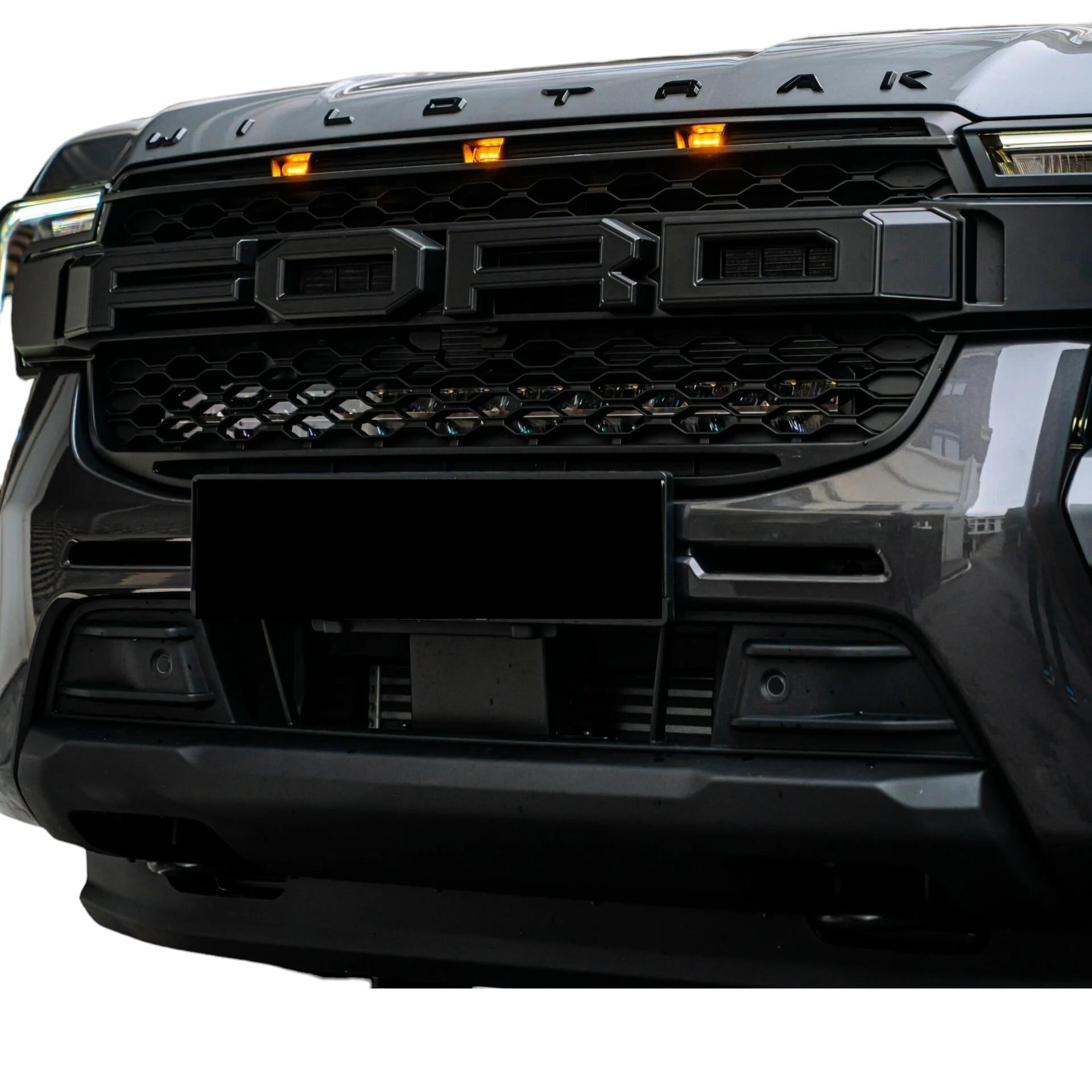 FORD RANGER T9 2023-2024 LEDLİ ÖN PANJUR TURUNCU LED SİYAH YAZI