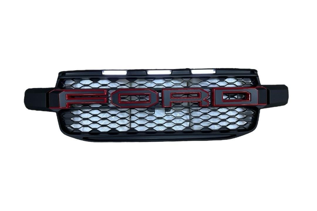 FORD RANGER T9 2023-2024 LEDLİ ÖN PANJUR BEYAZ LED KIRMIZI YAZI