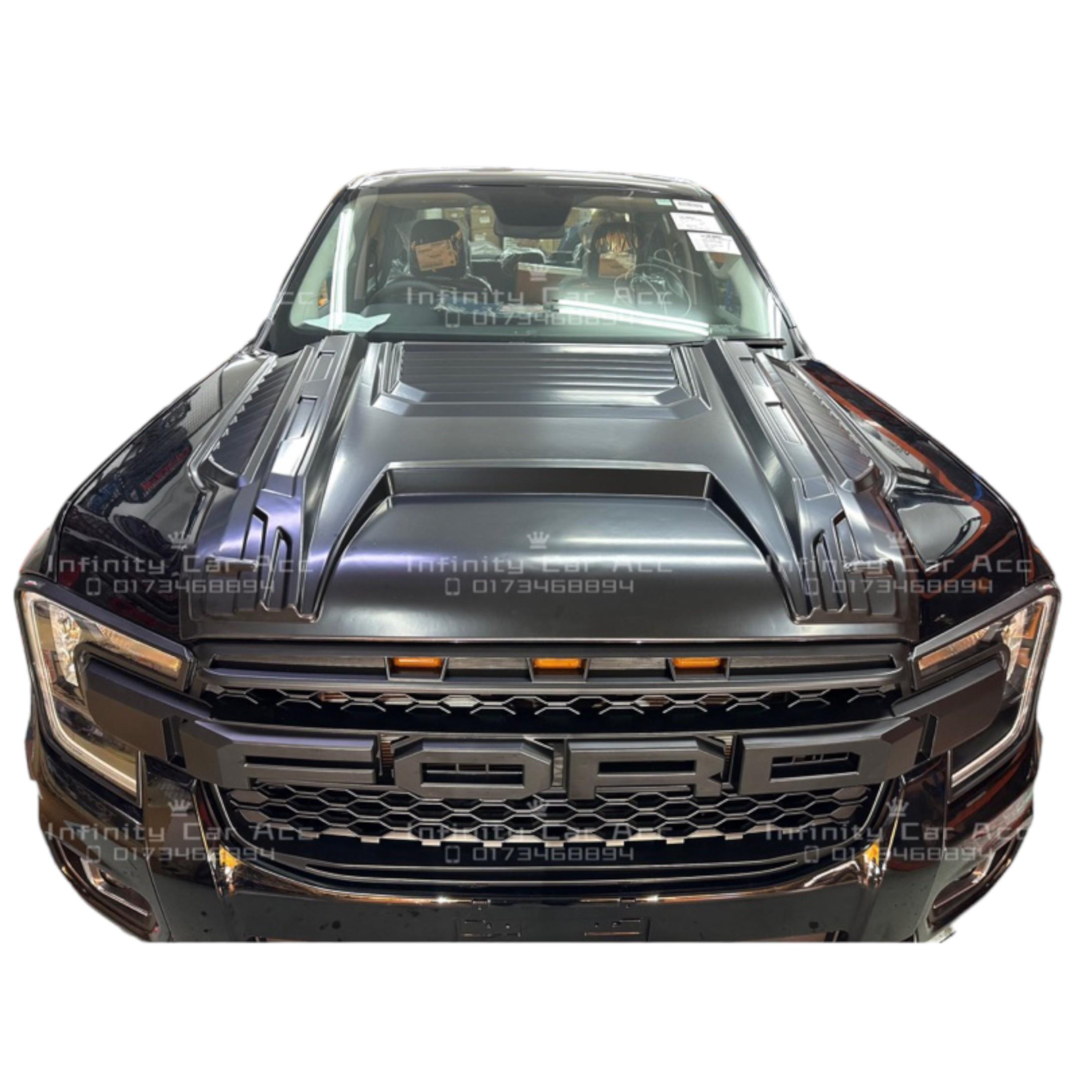 FORD RANGER T9 KAPUT ŞİŞİRME SCOOP SİYAH BÜYÜK BOY