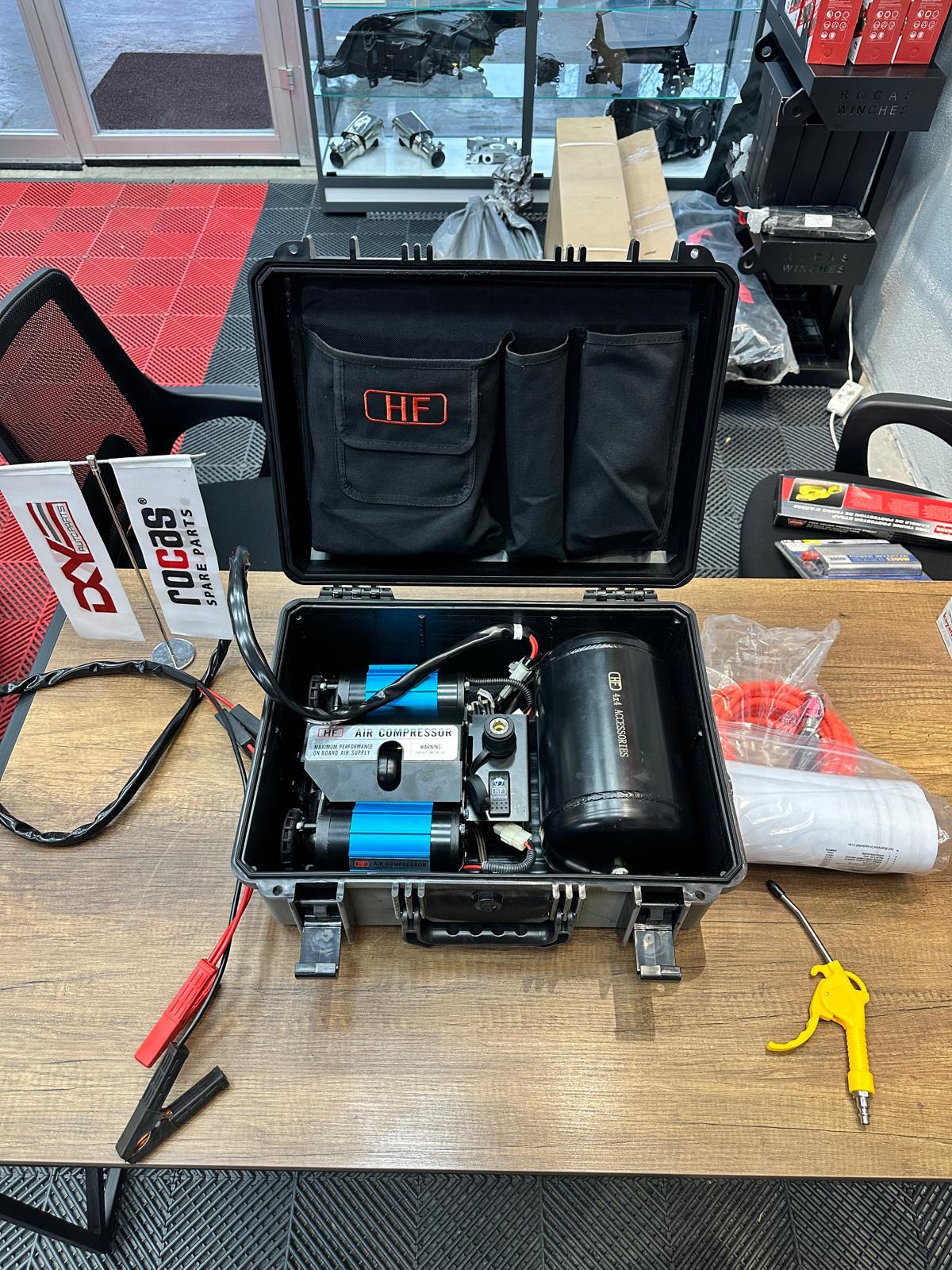 İKİZ KOMPRESÖRLÜ TAŞINABİLİR HAVA KAYNAĞI CKMTP12V