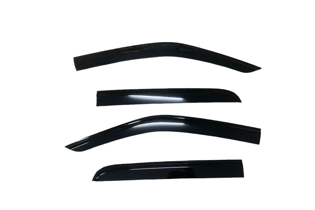 ISUZU D MAX CAM RÜZGARLIĞI SET 4 KAPI ABS PLASTİK SİYAH RENK