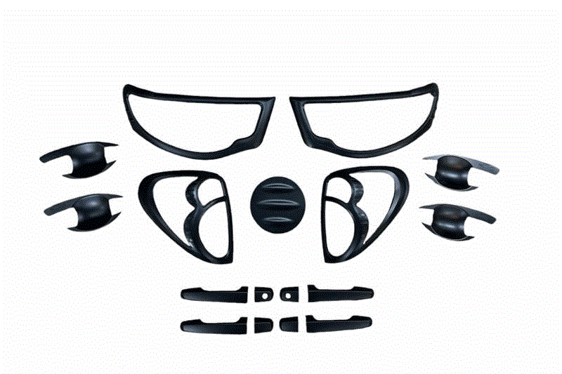 KAPLAMA SETİ FULL KIT SİYAH RENK MITSUBISHI L200 2006-2013