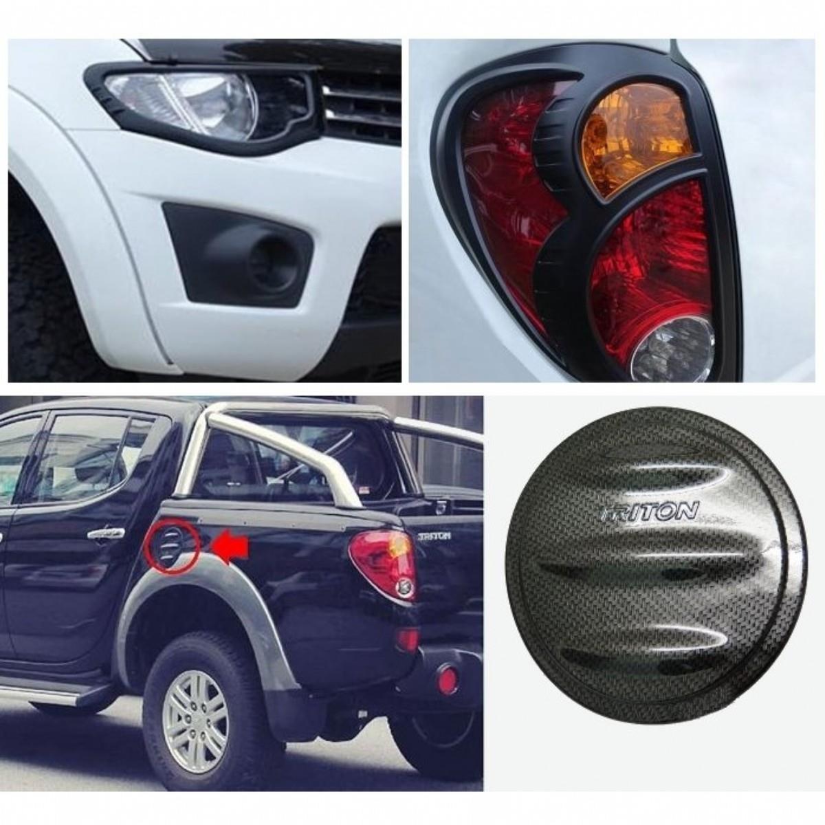 KAPLAMA SETİ FULL KIT SİYAH RENK MITSUBISHI L200 2006-2013