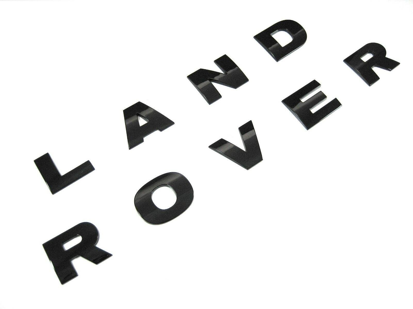 LAND ROVER DISCOVERY 3 - 4 ÖN KAPUT YAZISI SİYAH