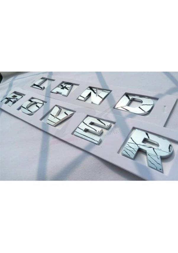 LAND ROVER DISCOVERY 3 - 4 ÖN KAPUT YAZISI KROM