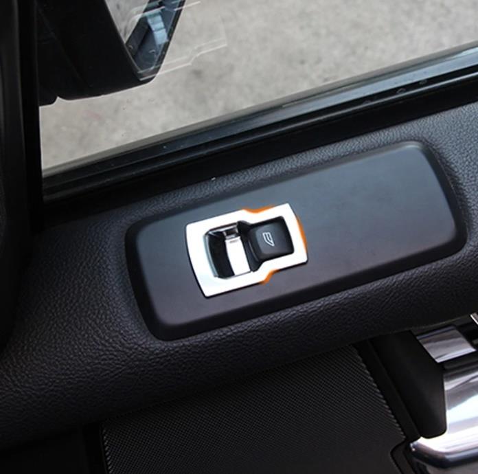 LAND ROVER DISCOVERY 4 CAM AÇMA ANAHTAR ÇERÇEVE KAPLAMA SETİ GRİ