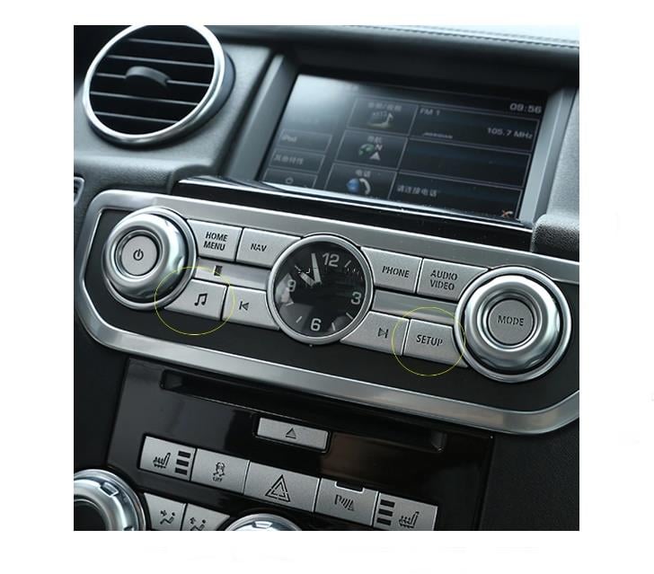 LAND ROVER DISCOVERY 4 ORTA KONSOL RADYO TUŞ TAKIMI SETİ GRİ-2