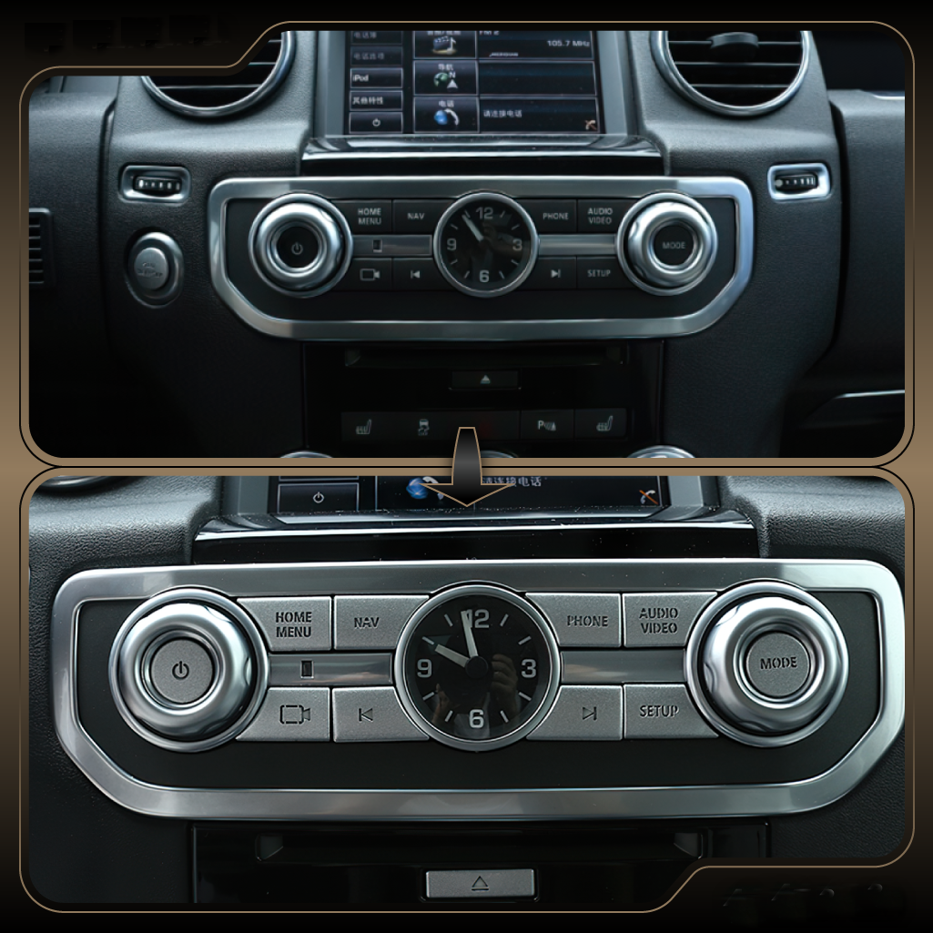 LAND ROVER DISCOVERY 4 ORTA KONSOL RADYO TUŞ TAKIMI SETİ GRİ-1