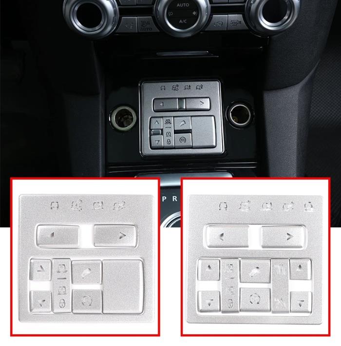 LAND ROVER DISCOVERY 4 SÜRÜŞ MODU TUŞ TAKIMI KAPLAMA SETİ GRİ