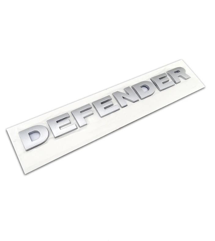 LAND ROVER NEW DEFENDER ÖN KAPUT YAZISI GRİ 