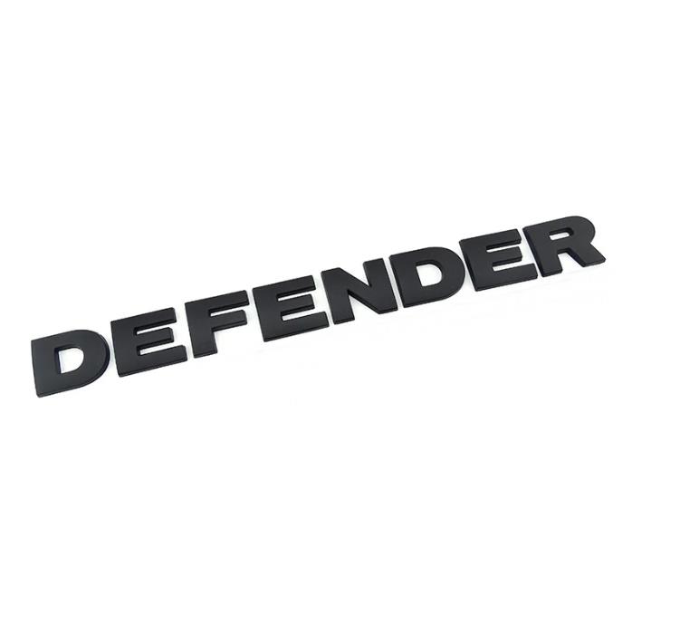 LAND ROVER NEW DEFENDER ÖN KAPUT YAZISI MAT SİYAH