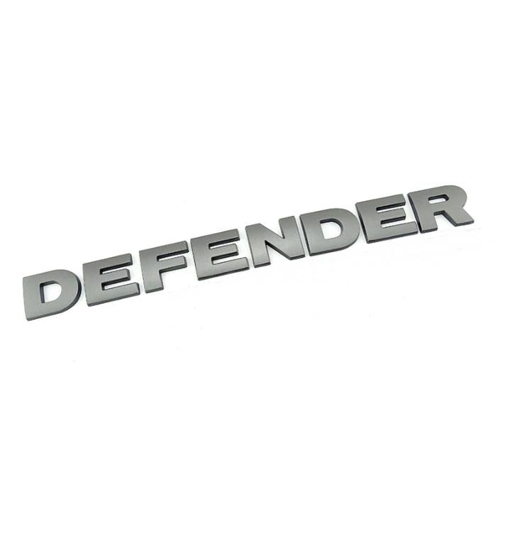 LAND ROVER NEW DEFENDER ÖN KAPUT YAZISI KOYU GRİ