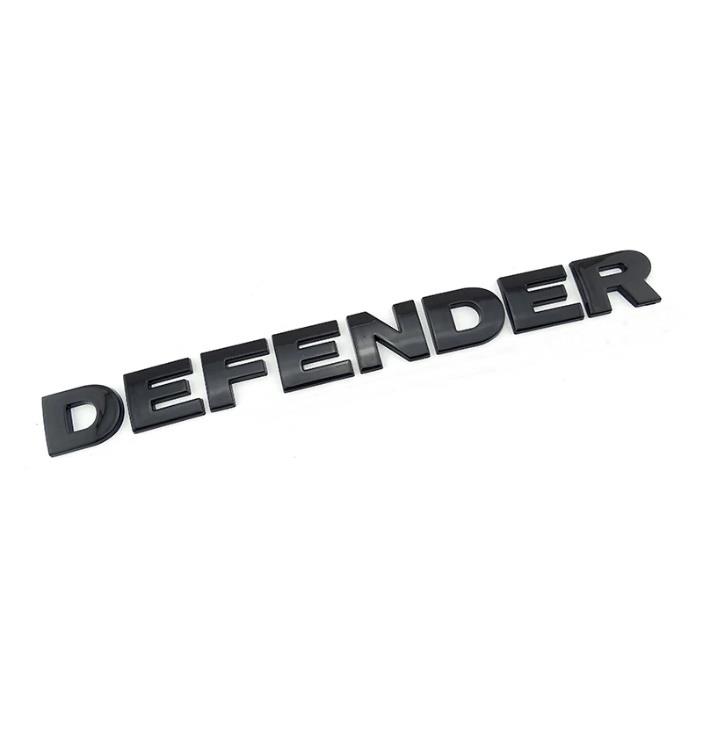 LAND ROVER NEW DEFENDER ÖN KAPUT YAZISI SİYAH