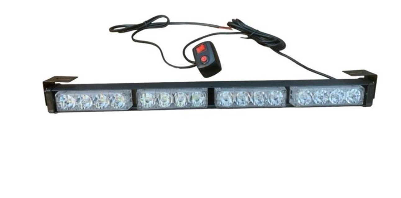 LED BAR ÇAKAR LAMBA (TURUNCU-BEYAZ) 46cm 